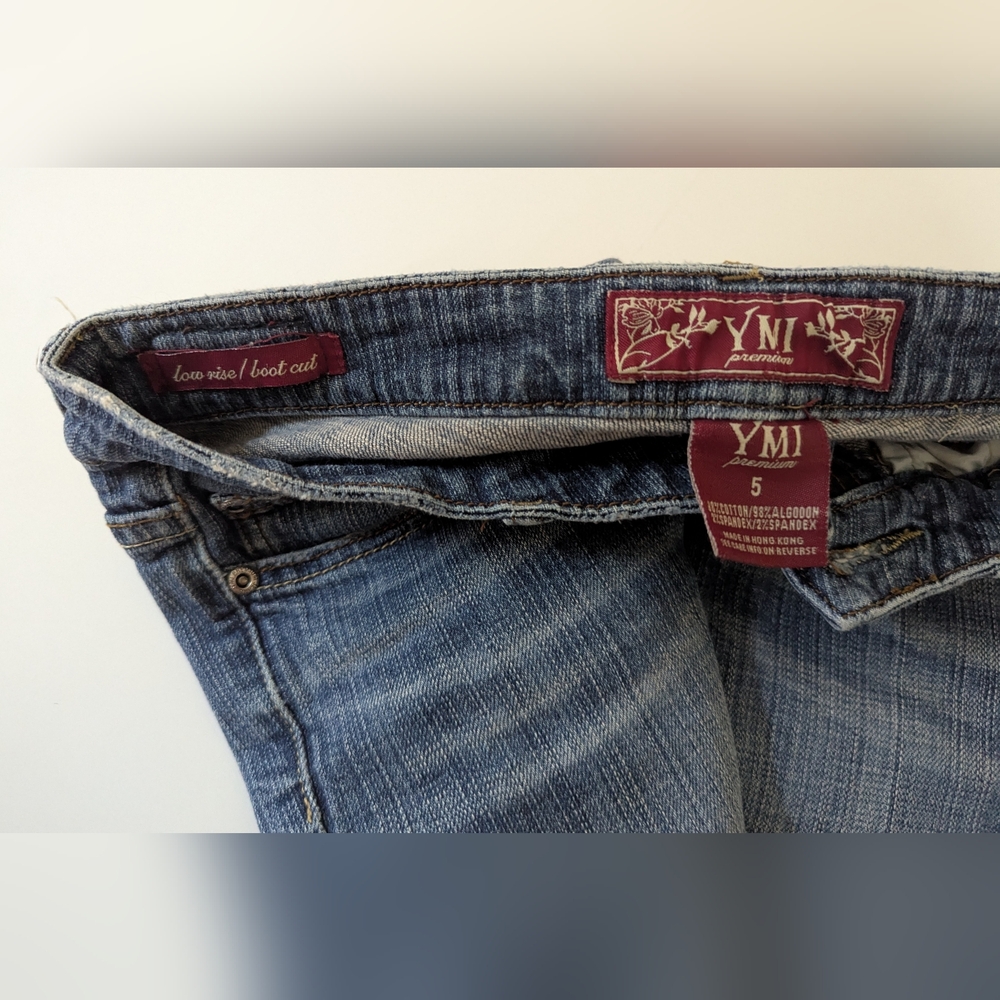 YMI Dark Blue Straight Leg Jeans - Picture 2 of 2